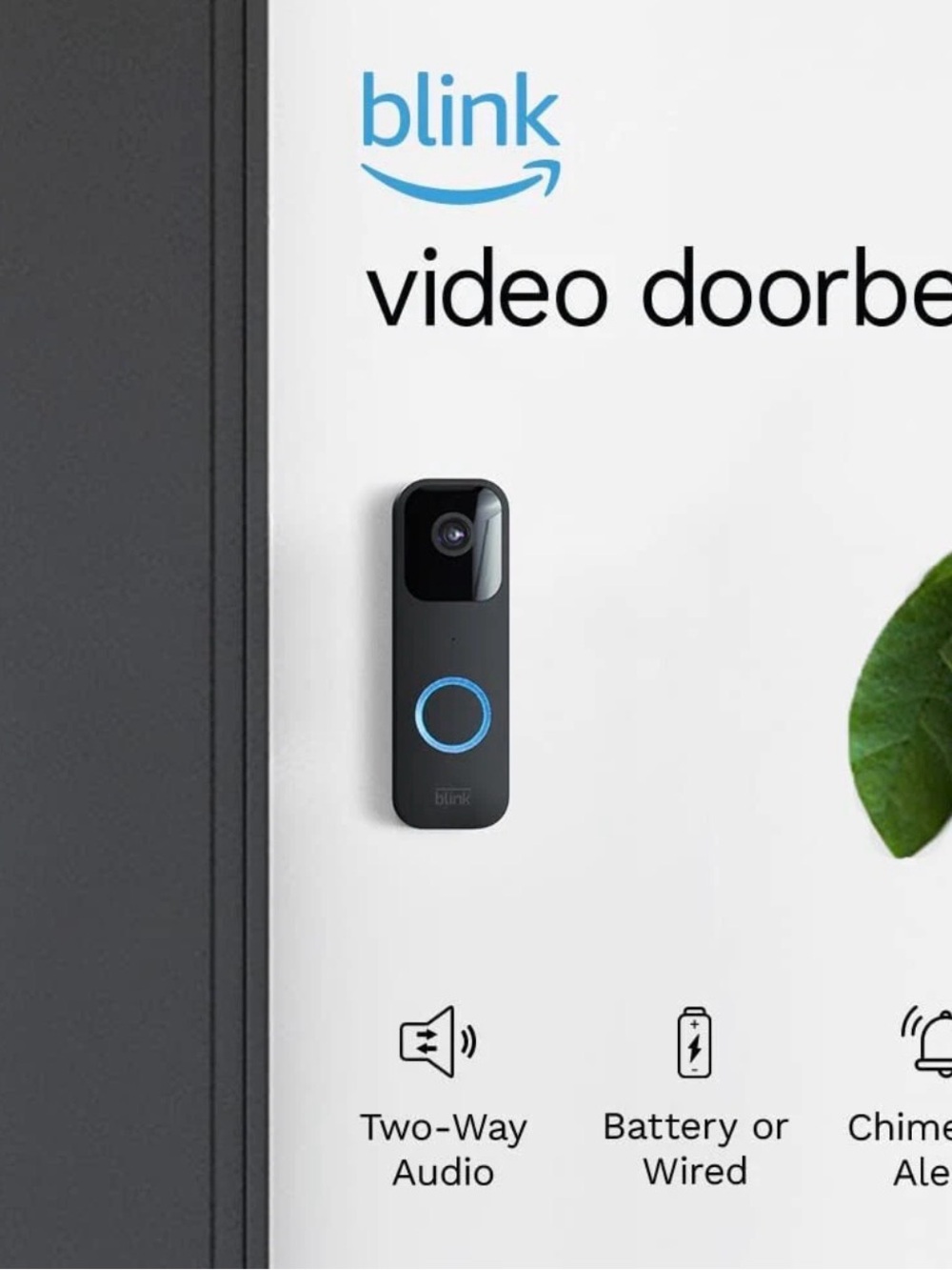 Amazon Blink Video Doorbell Two-way audio, HD video, motion @NEW@